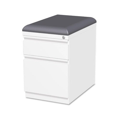 Lorell LLR49540 Mobile Pedestal File with Seating