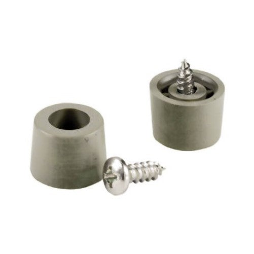 SHEPHERD HDWE PROD 19150 4PK 5/8" GRY Screw Bumper