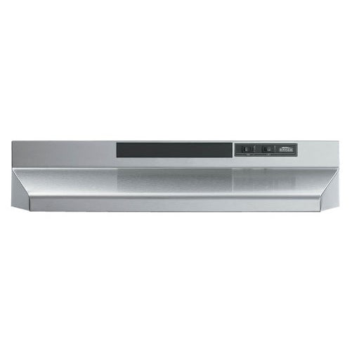 Broan F404204 Two-Speed Four-Way Convertible Range Hood, 42-Inch, Stainless Steel