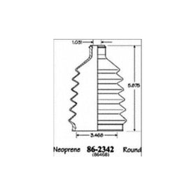 Empi 86-2342D CV Boot Kit