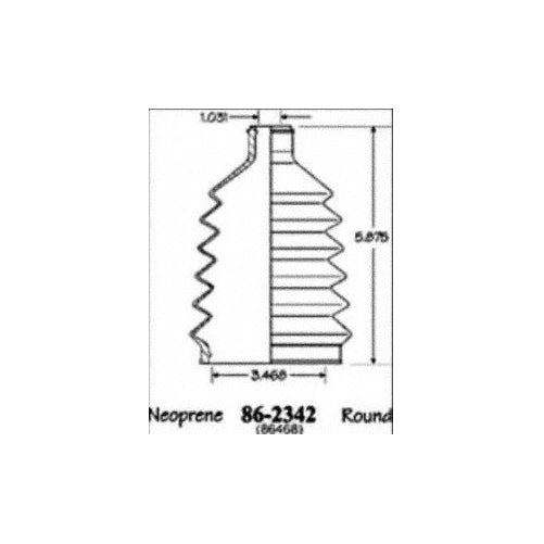 Empi 86-2342D CV Boot Kit