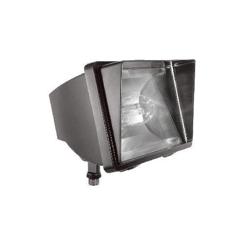 RAB Lighting FF150 High Pressure Sodium HID Future Floodlight, ED17 Type, Aluminum, 150W Power, 16000 Lumens, 120V, Bronze Color