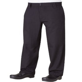 Chef Works Men's Professional Chef Pants, Black, 36