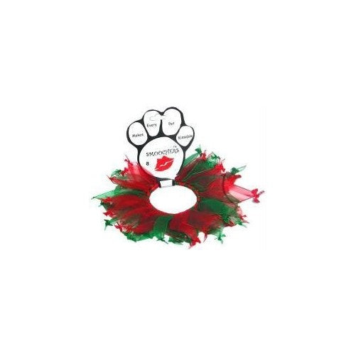 Mirage Pet Products Collar 25-15 LG Christmas Bones Smoocher Large .