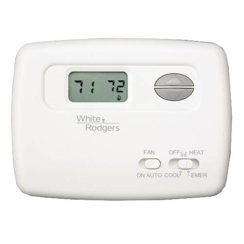 White Rodgers 1F79-111 Non-Programmable Heat Pump Thermostat