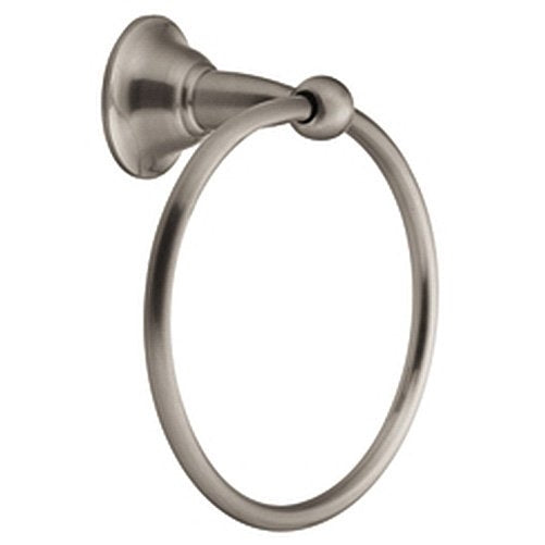 Moen DN6886BN Sage Bathroom Towel Ring, Brushed Nickel