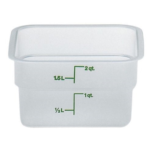 Cambro (2SFSPP190) 2 qt Polypropylene Food Storage Container - CamSquare