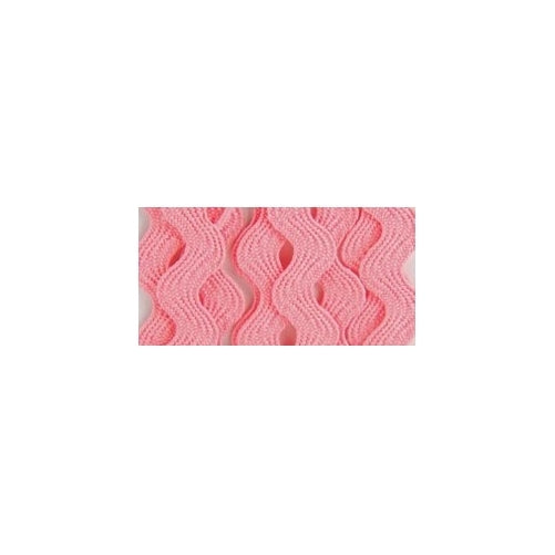 Wrights 117-401-216 Polyester Rick Rack Trim, Candy Pink, Medium, 2.5-Yard