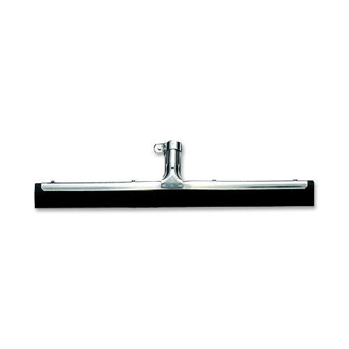 Unger MW550 Water Wand Standard Floor Squeegee, 22" Wide Blade, Black Rubber, Insert Socket