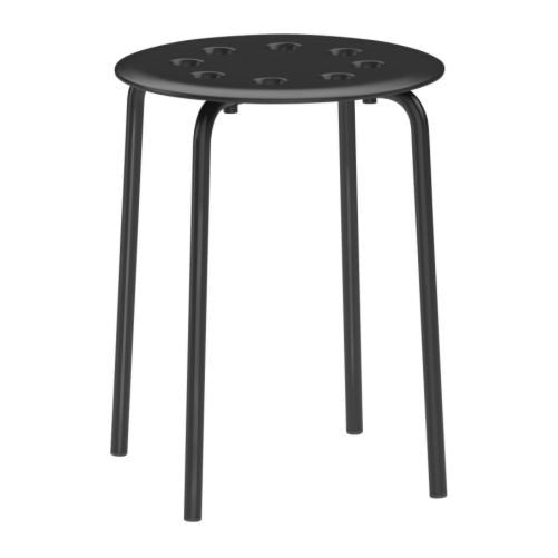 Ikea Marius Stool, Black