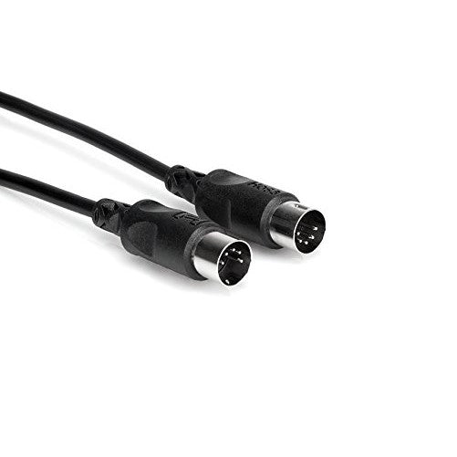 Hosa MID-320BK 5-Pin DIN to 5-Pin DIN MIDI Cable, 20 feet