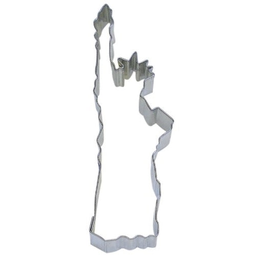 CybrTrayd RM-0955 R&M Statue of Liberty 4" Cookie Cutter, Metallic