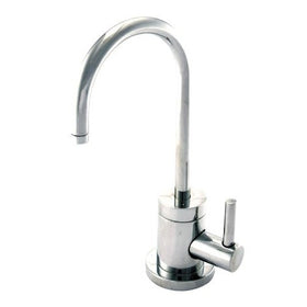 Contemporary Single Handle Single Hole Cold Water Dispenser Faucet Finish: Stainless Steel (PVD)