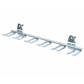 Triton Products 76660 DuraHook 8-1/8-Inch W, 7/16 with 13/16-Inch I.D. Zinc Plated Steel Multi-Prong Tool/Wrench Holder for DuraBoard or 1/8 Inch and 1/4 Inch Pegboard, 5-Pack
