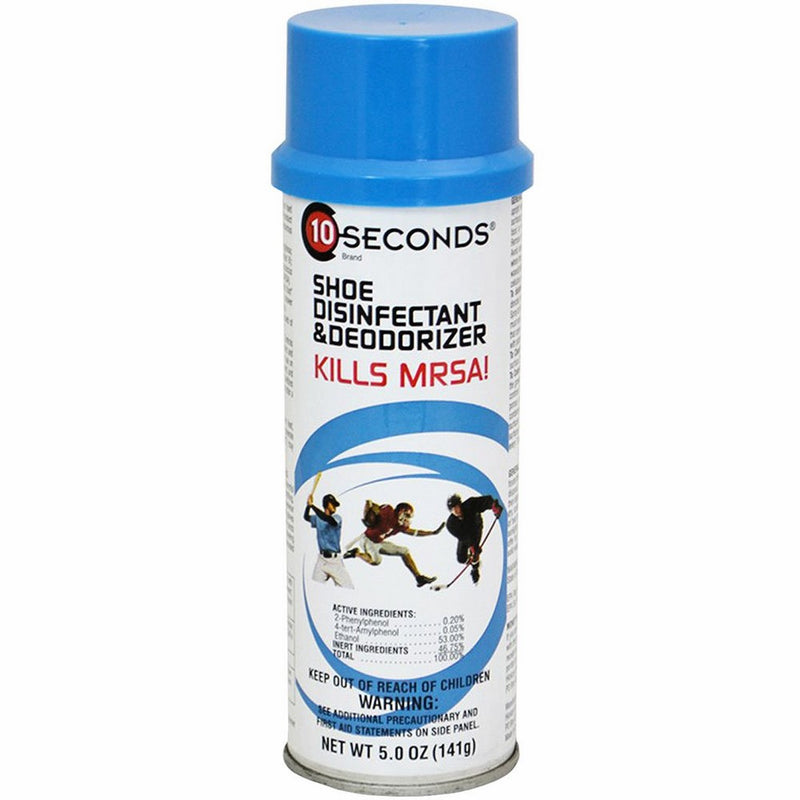 10-Seconds Shoe Deodorizer and Disinfectant - The Only EPA-Approved Shoe Disinfectant effective against Bacteria, Fungus, Mold, and Mildew