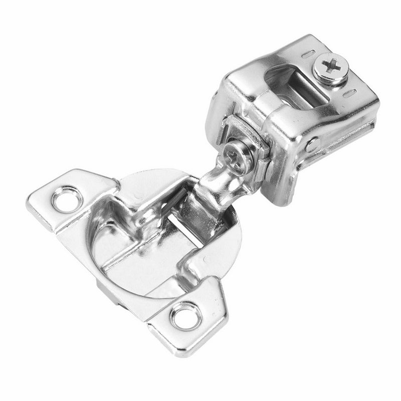 Hickory Hardware P5129-14 1-1/4-Inch Overlay Euro Frame Hinge, Bright Nickel