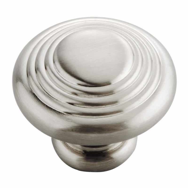 Hickory Hardware P3103-SN Deco Knob 1 1/4 In, Satin Nickel