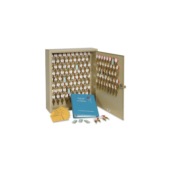 STEELMASTER Dupli-Key Two-Tag Cabinet for 120 Keys, 16.5 x 20.5 x 5 Inches, Sand (201812003)