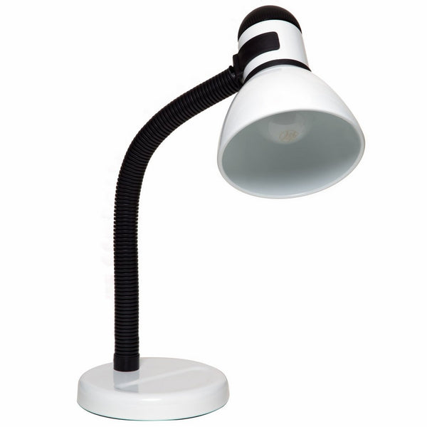 Boston Harbor TL-TB-134-WH-3L White Flexible Table Lamp, 14.8" x 11.8" x 18.8"