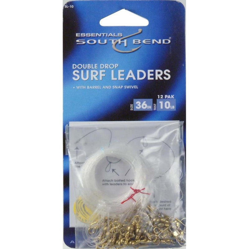 Hurricane Double Drop Surf Leader, 10-Pound