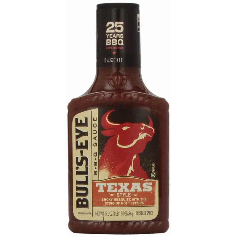 Bull's Eye Texas Style Regional Barbecue Sauce, 17.5 Ounce Bottle