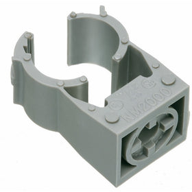 Arlington NM2000-100 Gray One-Piece Non-Metallic UV-Rated Quick-Latch Pipe Hanger, 100-Pack, 1/2-Inch EMT