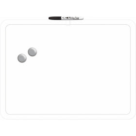 Board Dudes 17" x 23" Plastic Frame Magnetic Dry Erase Board with Marker and Magnet (CXT41)