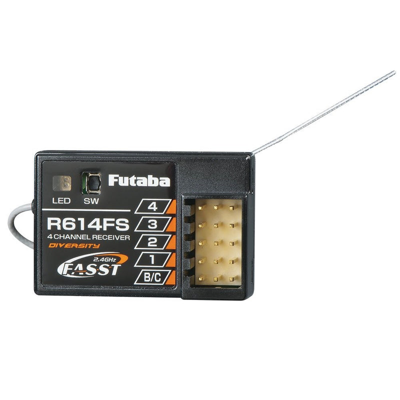 Futaba R614FS 2.4GHZ FASST RX 4PKS Receiver