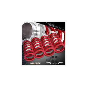 (Red)88 89 90 91 92 93 94 95 96 97 98 99 00 Honda Civic Eg Ek Ex Lx Lowering Coilovers Spring Kits