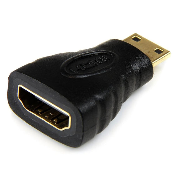 StarTech.com HDACFM HDMI to HDMI Mini Adapter - HDMI Female to Mini HDMI Male for Camera to a High Definition TV or Monitor