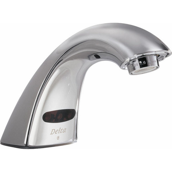 Delta Faucet 590LF-LGHGMHDF ElectronicsBattery Electronic Faucet, VR 0.5 GPM, L/Grid Strainer, Chrome