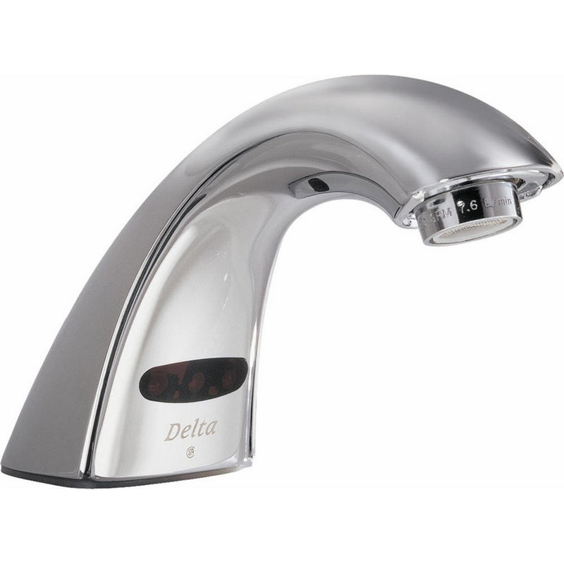 Delta Faucet 590LF-LGHGMHDF ElectronicsBattery Electronic Faucet, VR 0.5 GPM, L/Grid Strainer, Chrome