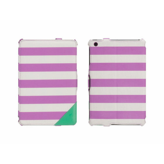 Griffin Purple Stripes Journal Case for iPad mini and iPad mini with Retina Display - Folio case plus workstand for iPad mini