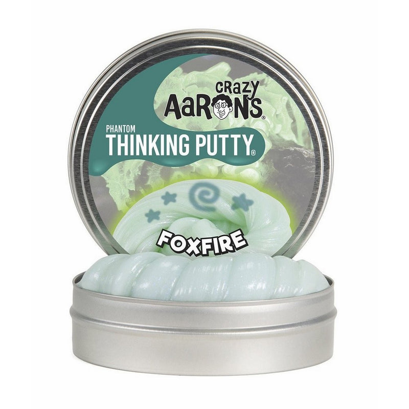 Crazy Aaron's Thinking Putty, 3.2 Ounce, Phantoms Foxfire