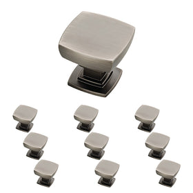 Franklin Brass P29542K-904-B Heirloom Silver 1-1/8-Inch Webber Kitchen Cabinet Hardware Knob, 10 pack