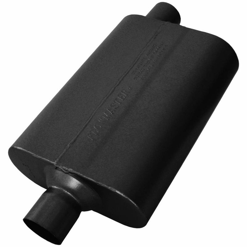 Flowmaster 842452 50 Delta Muffler 409S - 2.25 Center IN / 2.25 Offset OUT - Moderate Sound