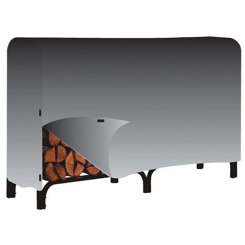 Panacea 15214 Vinyl Log Rack Cover, Black, 8-Feet