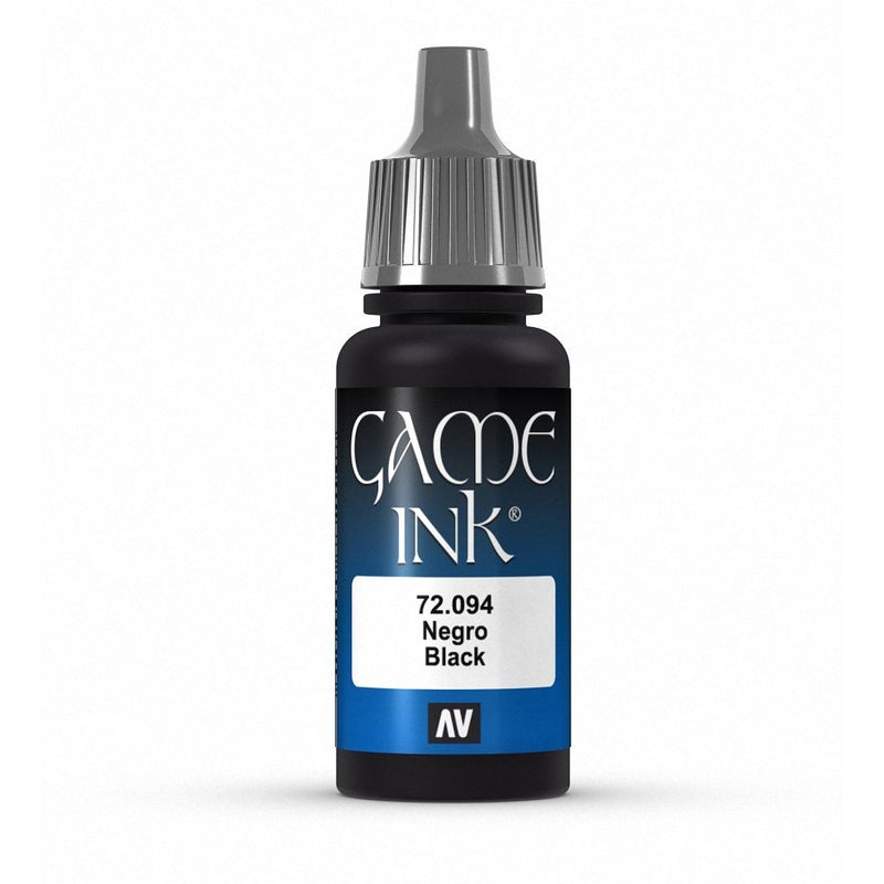 Vallejo Black Game Color 2 Paint, 17ml