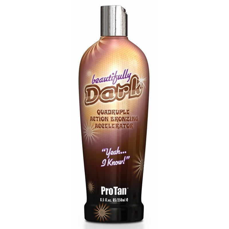 ProTan Pro Tan Beautifully Dark Bronzer Indoor Tanning Salon Bronzing Tan Lotion 8.5 fl oz 250mL e 8.5 Oz