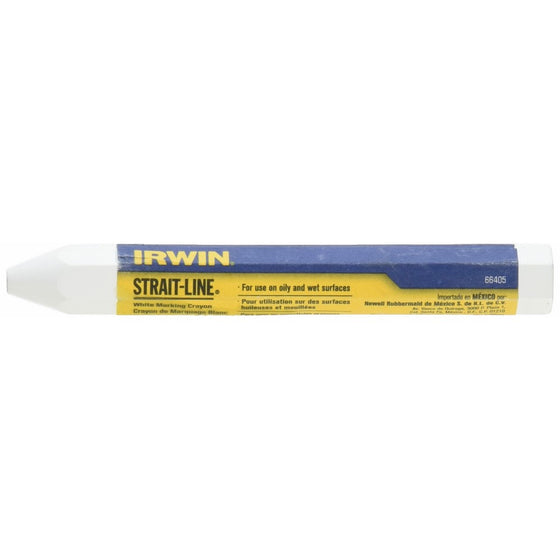 IRWIN Tools STRAIT-LINE Lumber Crayons, White (66405)