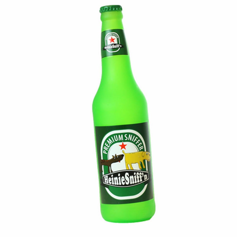 Silly Squeakers Beer Bottle Dog Toy, Heinie Sniff'n