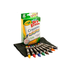 Crayola Dry-Erase Crayons, 8 Count