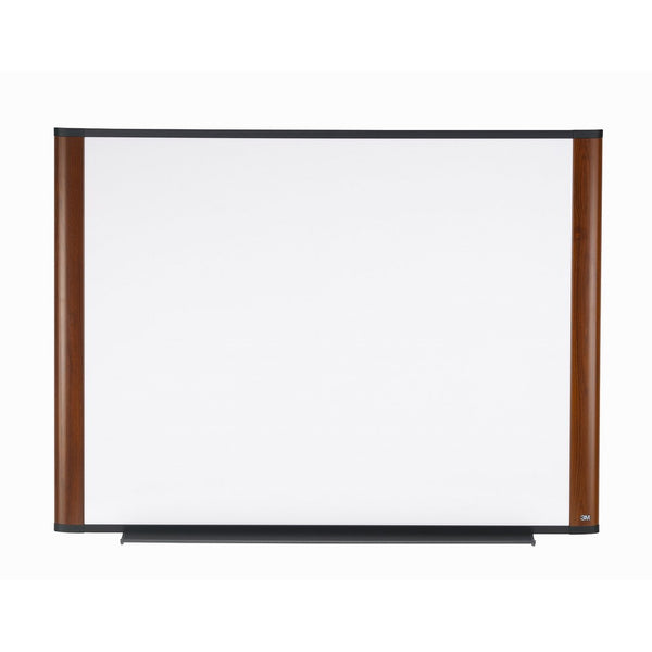 3M Dry Erase Board, 48 x 36-Inches, Widescreen Mahogany-Finish Frame