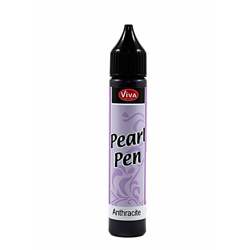 Viva Decor .8-Ounce Pearl Color Pen, Anthracite