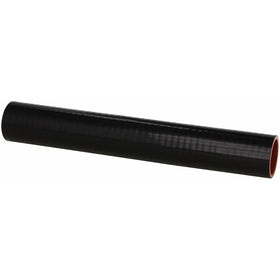 HPS HTST-150-BLK Silicone High Temperature 4-ply Reinforced Tube Coupler Hose, 80 PSI Maximum Pressure, 12" Length, 1-1/2" ID, Black