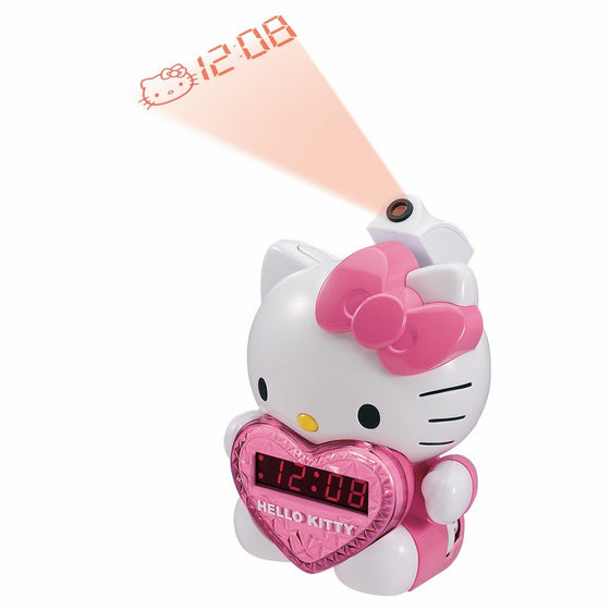 HKT2064 - HELLO KITTY KT2064 AM FM Projection Alarm Clock Radio