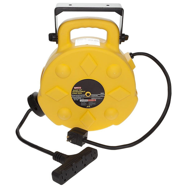 Bayco SL-8904-40 15-Amp Quad-Tap Retractable Reel