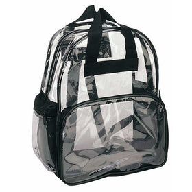 Clear Backpack with Smooth Plastic Completely Transparent