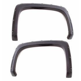 Lund RX113S Elite Series Black Rivet Style Standard Fender Flare - 4 Piece