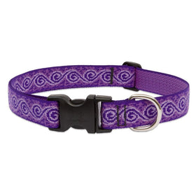 LupinePet Originals 1" Jelly Roll 16-28 Adjustable Collar for Large Dogs